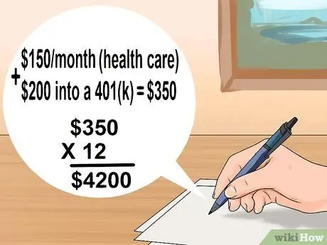 Определите свою годовую зарплату Шаг 9