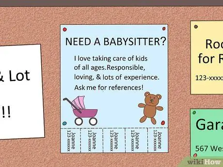 Получите работу няни, шаг 3