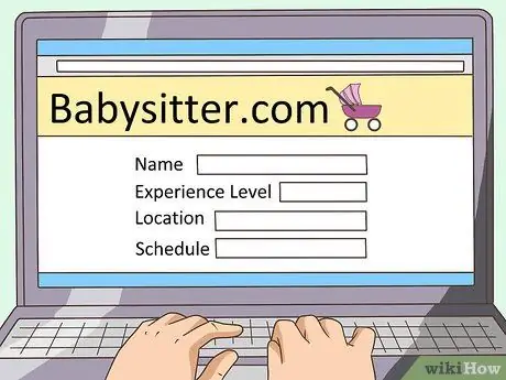 Получите работу няни, шаг 4