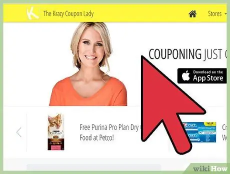 Найдите купоны для покупок в Интернете Шаг 5