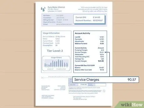 Прочтите счет за воду, шаг 11