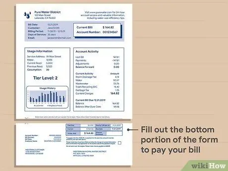 Прочитать счет за воду Шаг 5