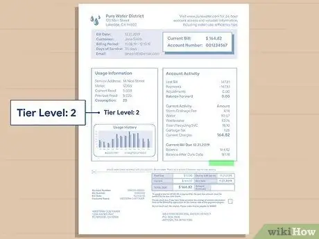 Прочтите счет за воду Шаг 9