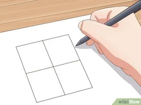 Сделайте квадрат Пеннета, шаг 1