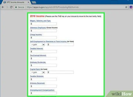 Определите EITC Шаг 5