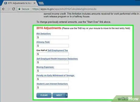 Определите EITC Шаг 6