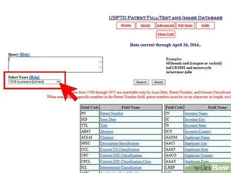 Поиск номеров патентов Шаг 10