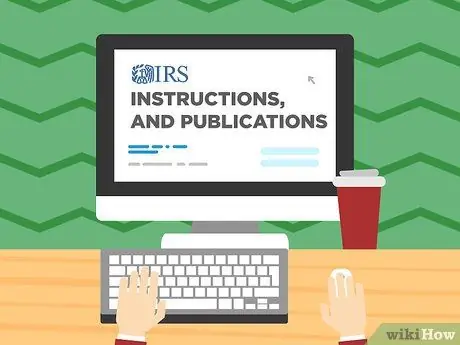 Найдите в Интернете формы федерального подоходного налога Шаг 3