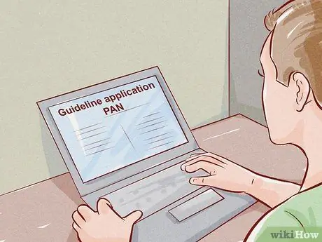 Применение номера PAN для компании Шаг 2