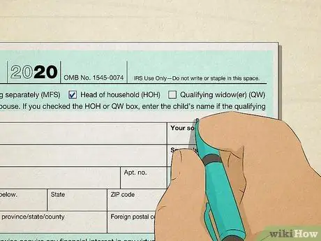 Подать заявление в качестве главы домохозяйства Шаг 13