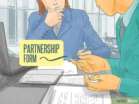 Установить деловое партнерство Шаг 5