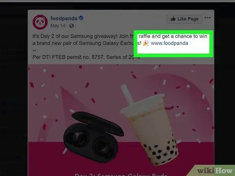 Розыгрыш на Facebook Шаг 11