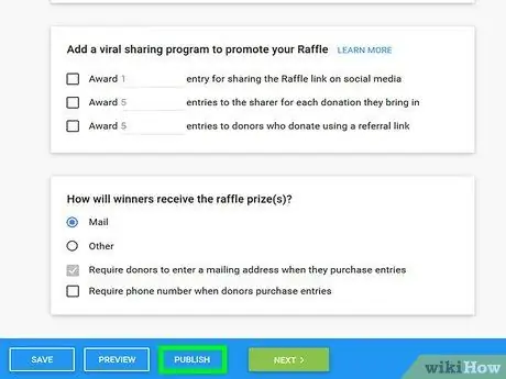 Сделайте лотерею онлайн. Шаг 8