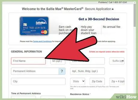 Платите Салли Мэй кредитной картой Шаг 3