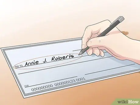 Напишите чек, шаг 2