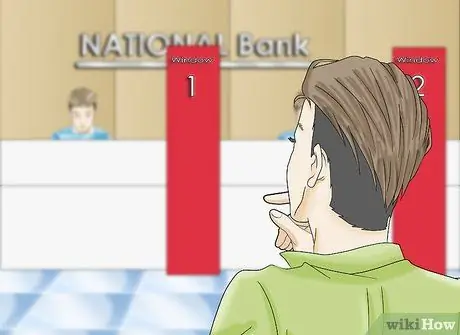 Соблюдайте надлежащий банковский этикет, шаг 3