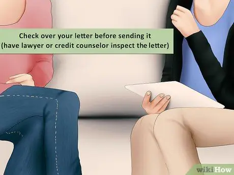Напишите письмо о переговорах по поводу долга Шаг 15