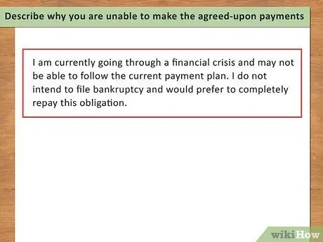 Напишите письмо о согласовании долга Шаг 9