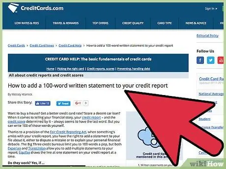 Оспаривание кредитного отчета Equifax онлайн Шаг 8