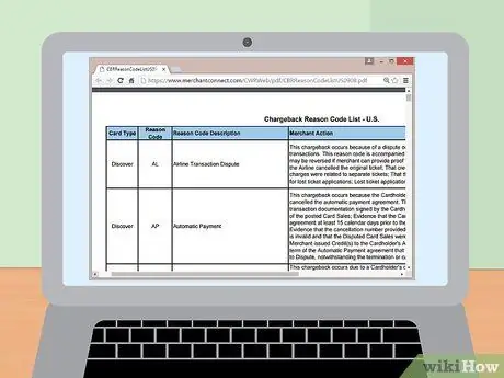 Оспаривание возвратного платежа Шаг 2