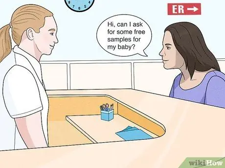 Получите бесплатную детскую смесь, шаг 1