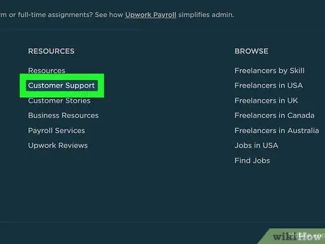 Обратитесь в службу поддержки на Upwork Step 3