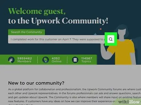 Обратитесь в службу поддержки на Upwork Step 9