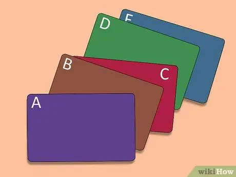 Организуйте визитные карточки, шаг 2