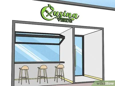 Рекламируйте кафе Шаг 1