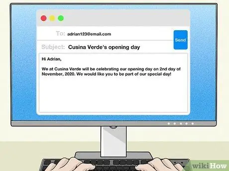 Рекламируйте кафе Шаг 3