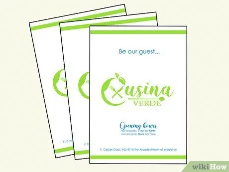 Рекламируйте кафе Шаг 4