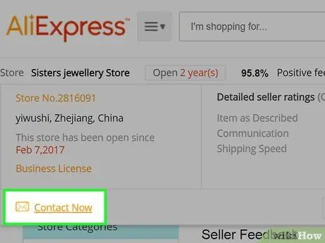 Связаться с продавцом на AliExpress Шаг 3