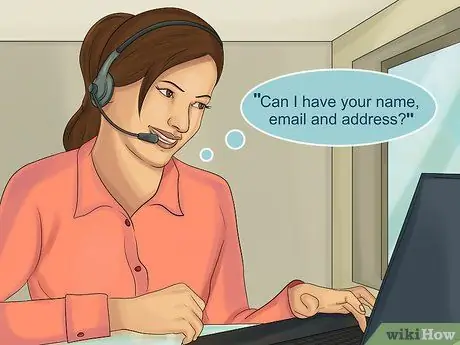 Сбор информации о клиенте Шаг 3