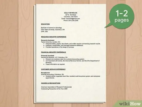 Избегайте распространенных ошибок при резюме, шаг 7