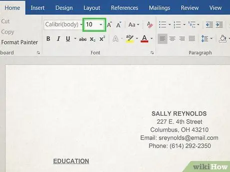 Избегайте распространенных ошибок при составлении резюме Шаг 9