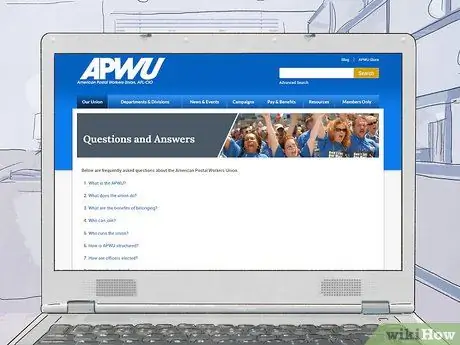 Присоединяйтесь к профсоюзу APWU Шаг 1