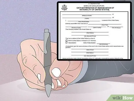 Отказ от американского гражданства Шаг 8