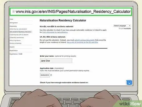Получите ирландское гражданство Шаг 5