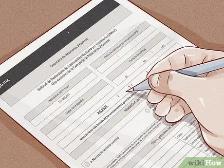 Получите двойное гражданство в Мексике Шаг 2