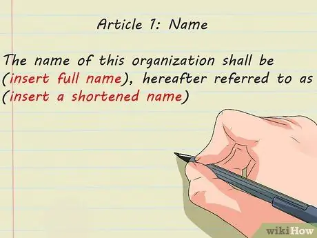 Напишите Конституцию Шаг 2