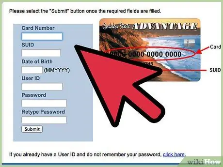 Проверьте баланс фудстемпов онлайн, шаг 3