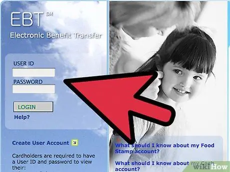 Проверьте баланс фудстемпов онлайн, шаг 6