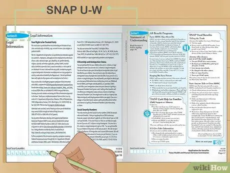 Подать заявку на продовольственные талоны в Техасе Шаг 18
