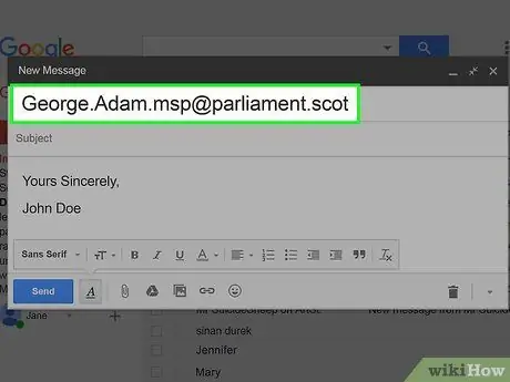 Обращайтесь к MSP в письме Шаг 14