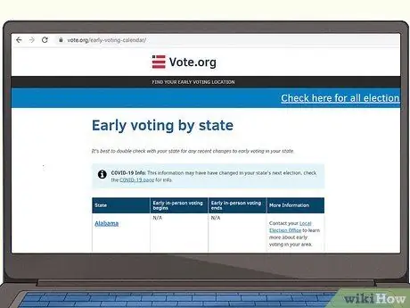 Проголосовать досрочно Шаг 1