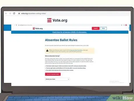 Проголосовать досрочно, шаг 2