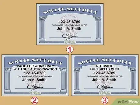 Найдите поддельную карту социального обеспечения Шаг 1