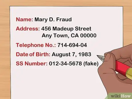 Найдите поддельную карту социального обеспечения Шаг 10