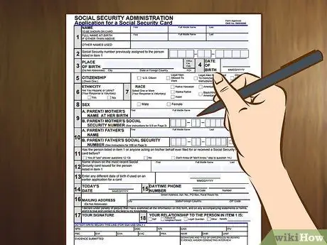 Получите карточку социального обеспечения Шаг 4