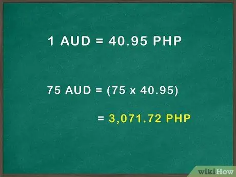 Конвертировать песо в доллары Шаг 3
